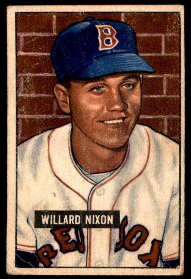 1951 Bowman Baseball Willard Nixon #270