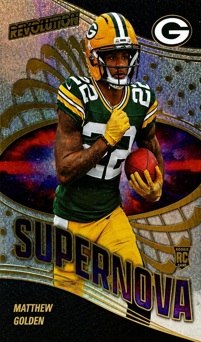 2025 Panini Revolution Football Neutron Matthew Golden #13