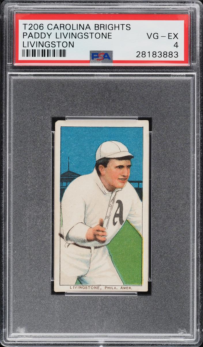 1909-11 T206 Baseball Paddy Livingston #NNO