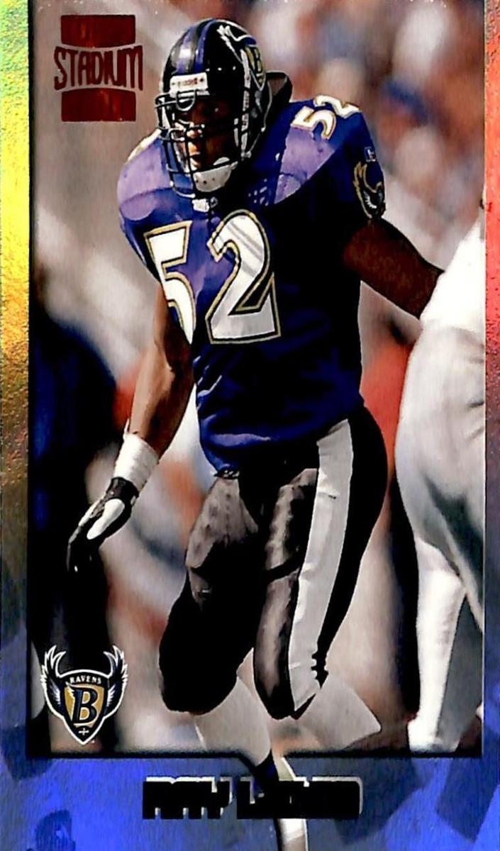 1996 Topps Stadium Club Football Ray Lewis #351