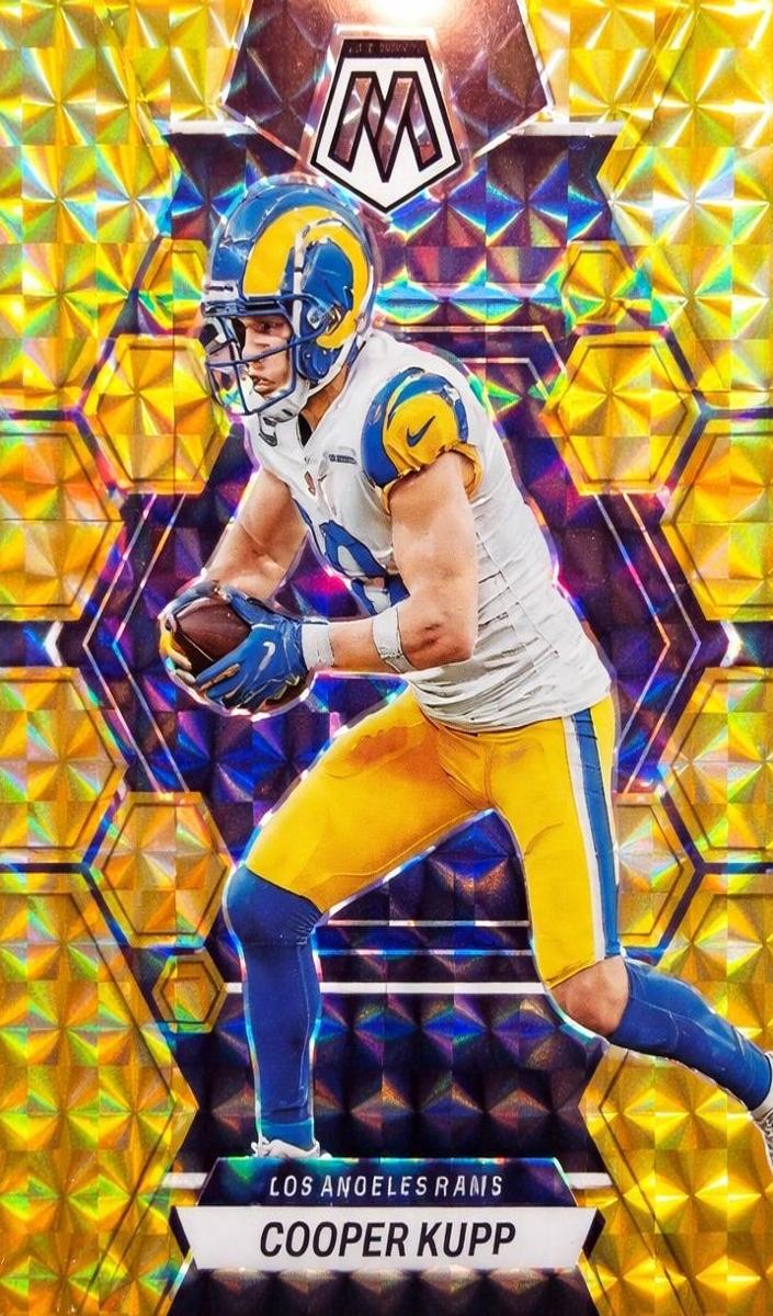 2023 Panini Mosaic Football Reactive Yellow Cooper Kupp #137 PSA 9