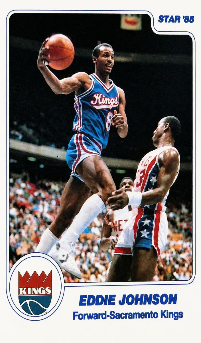 1984 Star Basketball Eddie Johnson #273 PSA 8