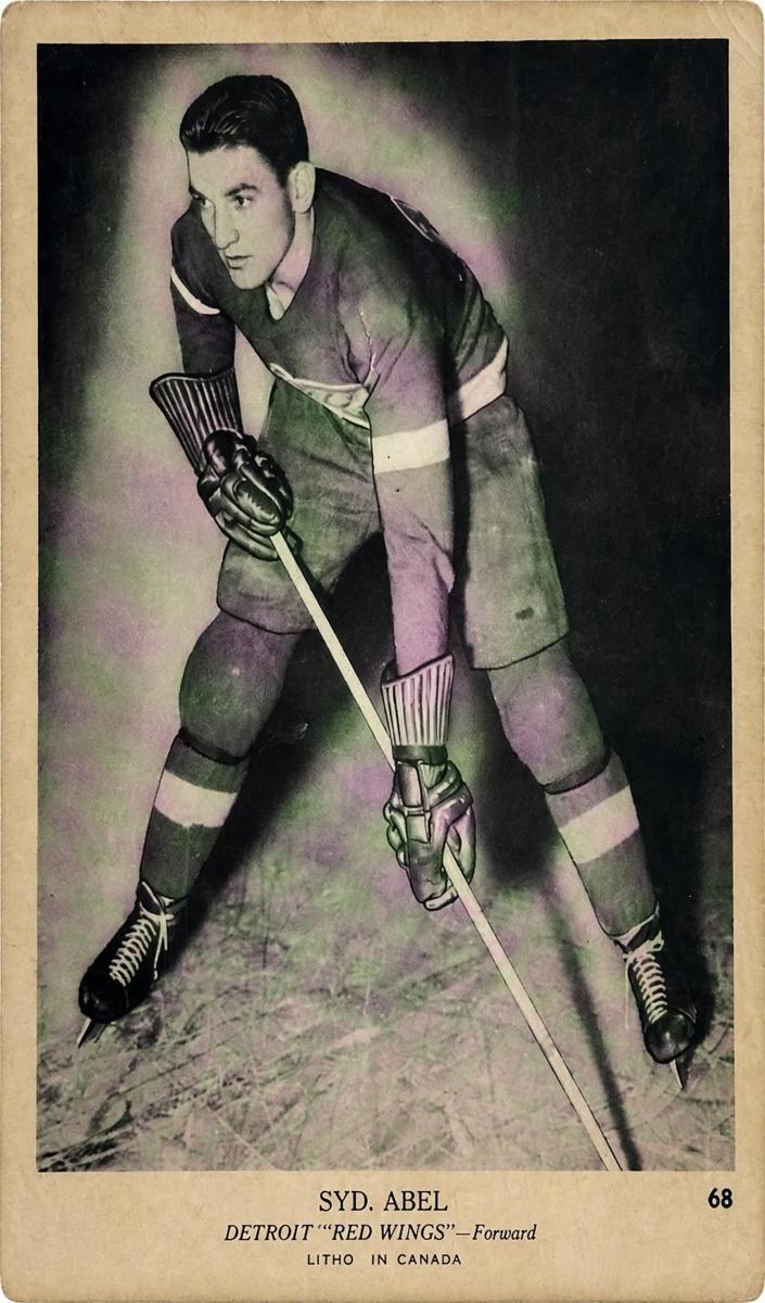 1939 O-Pee-Chee V301-1 Hockey Syd Abel #68 PSA 6