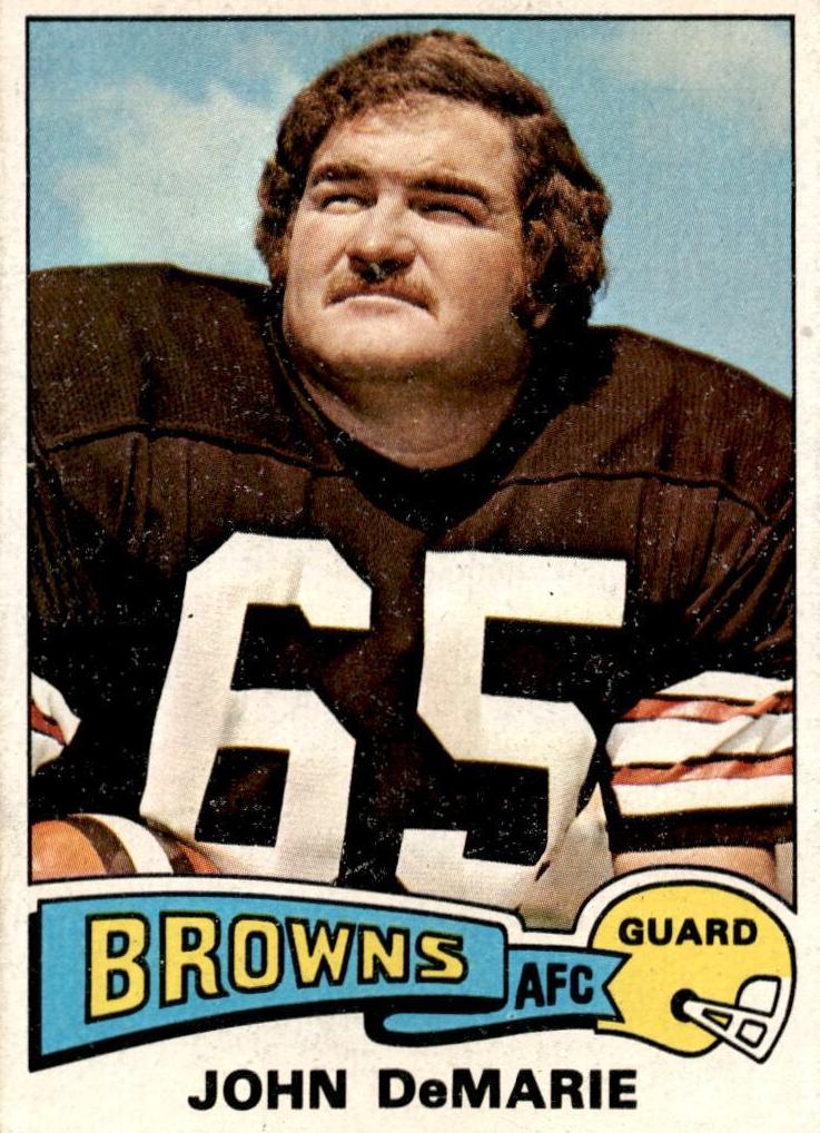 1975 Topps Football John Demarie #427 PSA 8