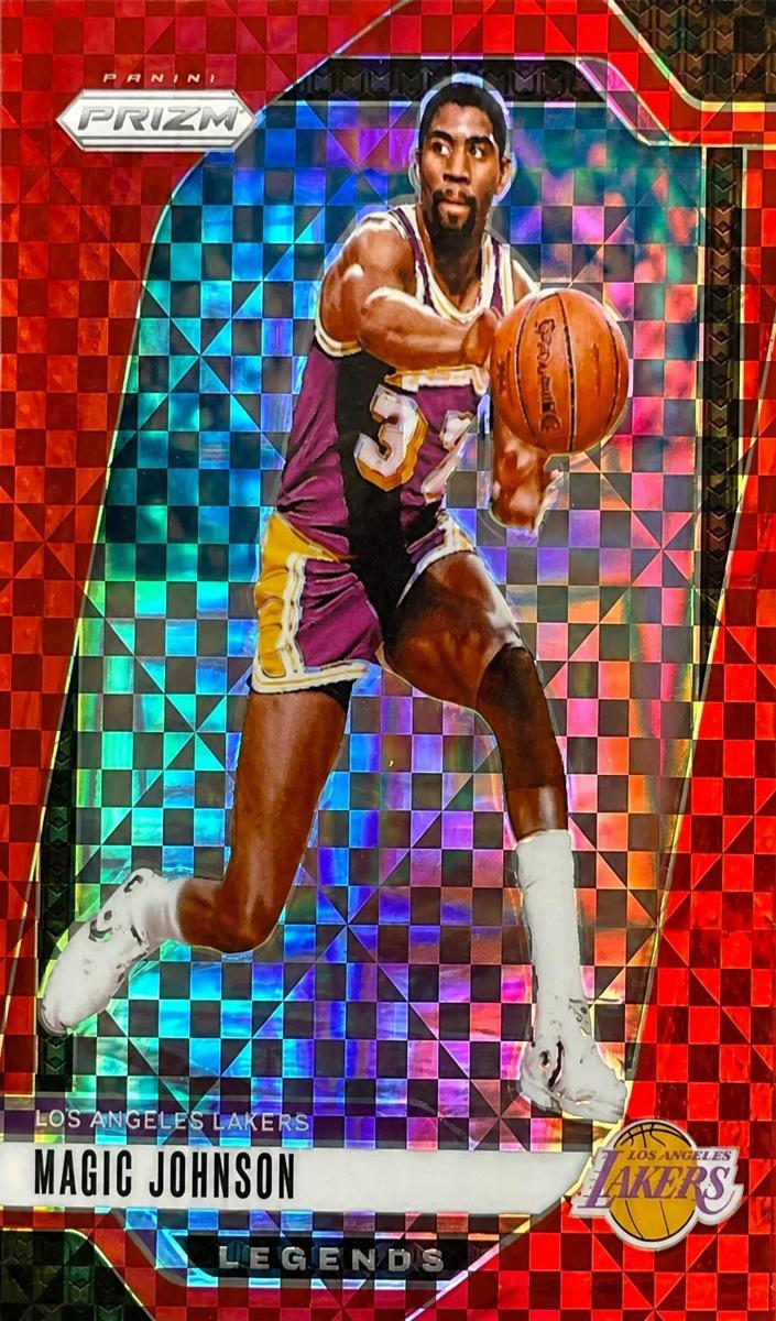 2024 Panini Prizm Basketball Red Power Magic Johnson #294