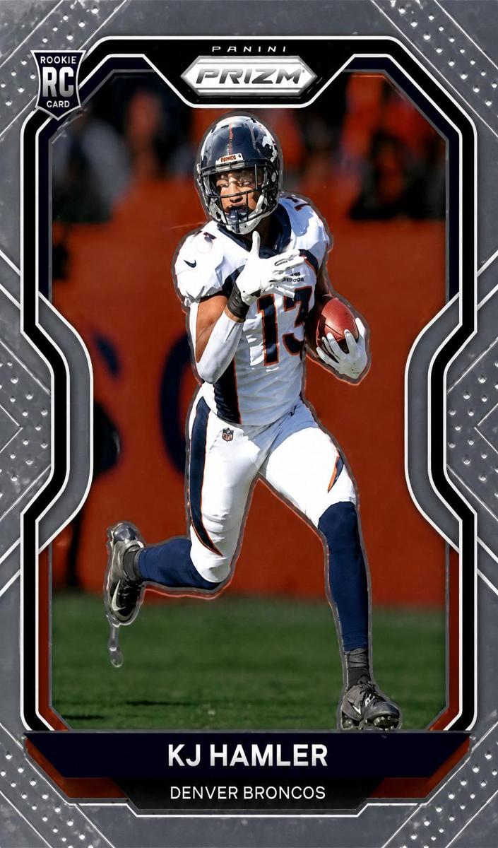 2020 Panini Prizm Football KJ Hamler #315 PSA 9