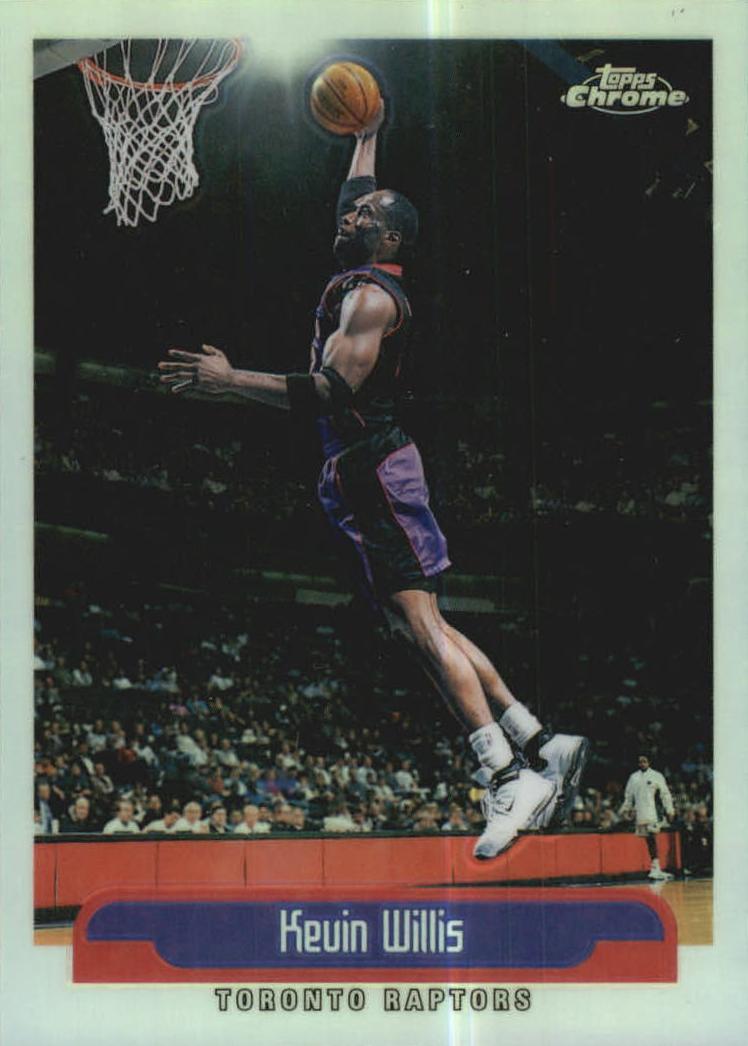 1999 Topps Chrome Basketball Refractor Kevin Willis #228 PSA 9