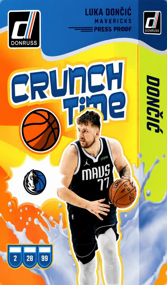 2024 Panini Donruss Basketball Press Proof Purple Luka Doncic #8