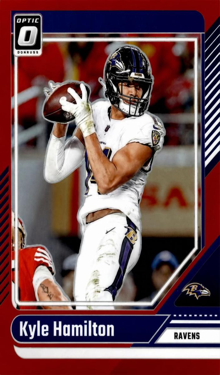 2024 Donruss Optic Football Red Kyle Hamilton #18