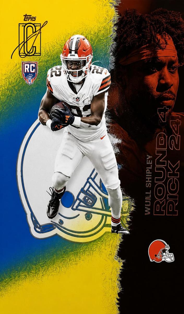 2025 Topps Signature Class Football Blue and Yellow Dylan Sampson #112