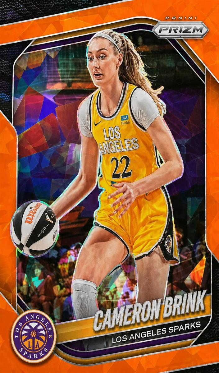 2025 Panini Prizm WNBA Basketball Orange Ice Cameron Brink #87