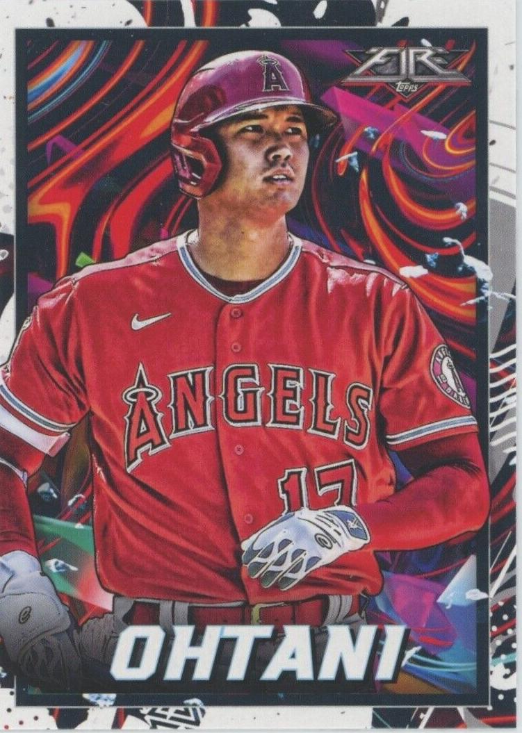 2022 Topps Fire Baseball Shohei Ohtani #35