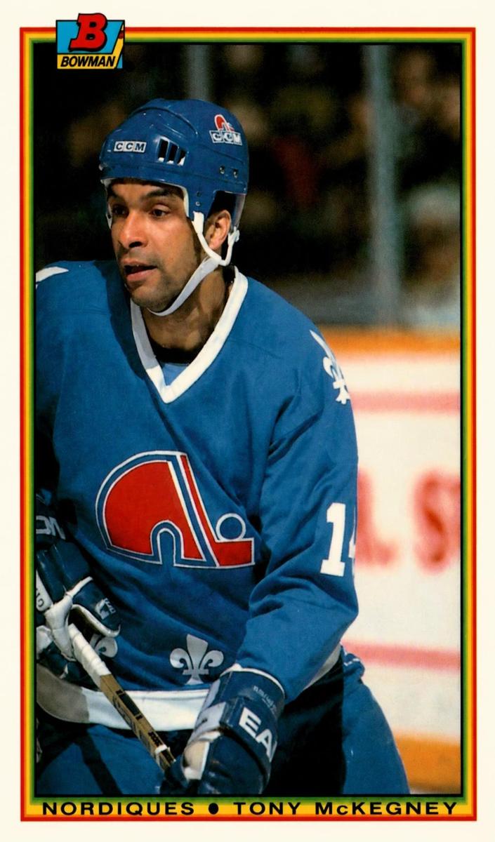 1990 Bowman Tiffany Hockey Tony McKegney #168 PSA 10
