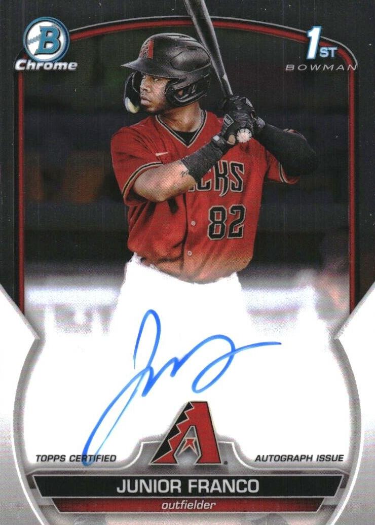2023 Bowman Chrome Prospects Baseball Junior Franco #CPA-JFO PSA 10