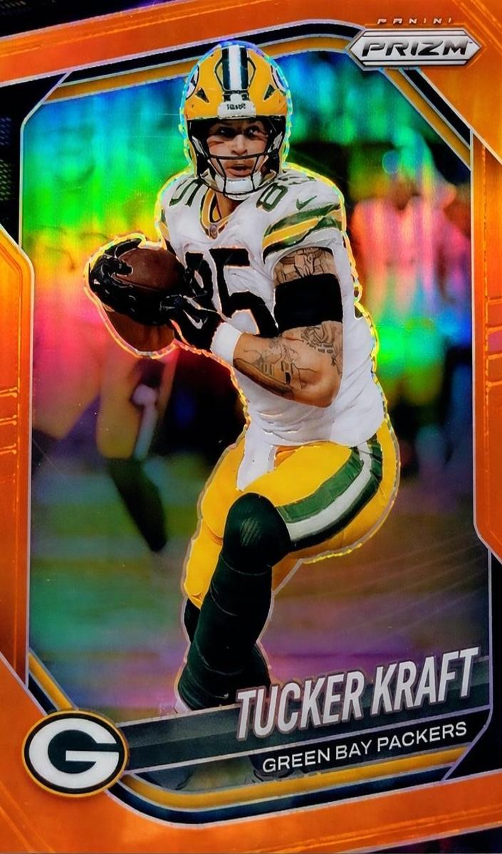 2025 Panini Prizm Football Orange Tucker Kraft #127