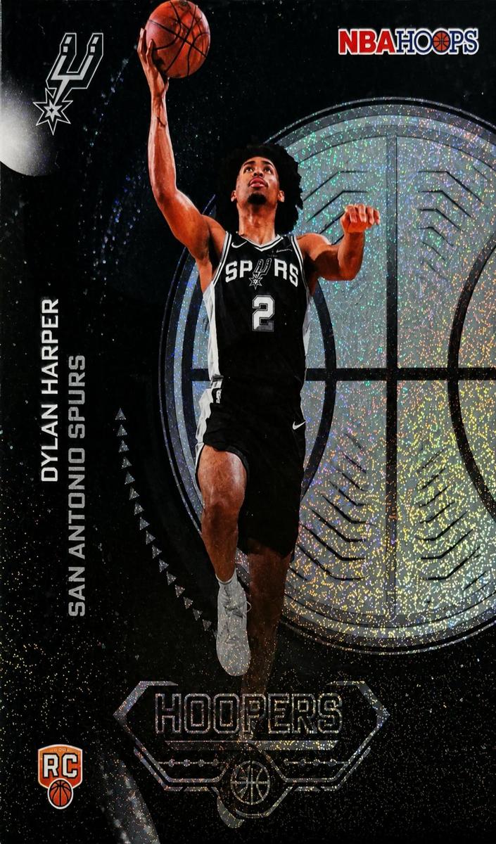 2025 Topps NBA Hoops Basketball Pixel Burst Dylan Harper #H-17