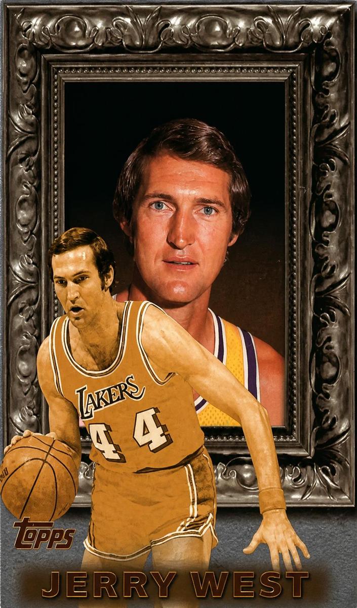 1998 Topps Basketball Jerry West #CL8 PSA 5.5
