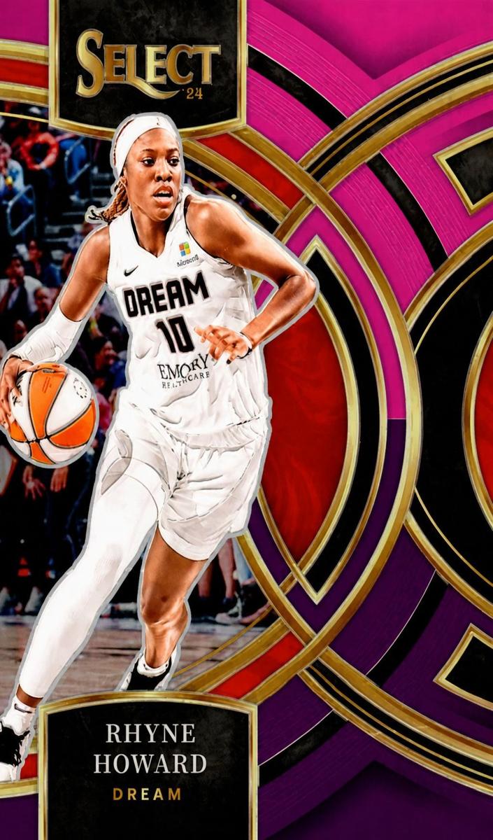 2024 Panini Select WNBA Basketball Pink and Purple Rhyne Howard #140