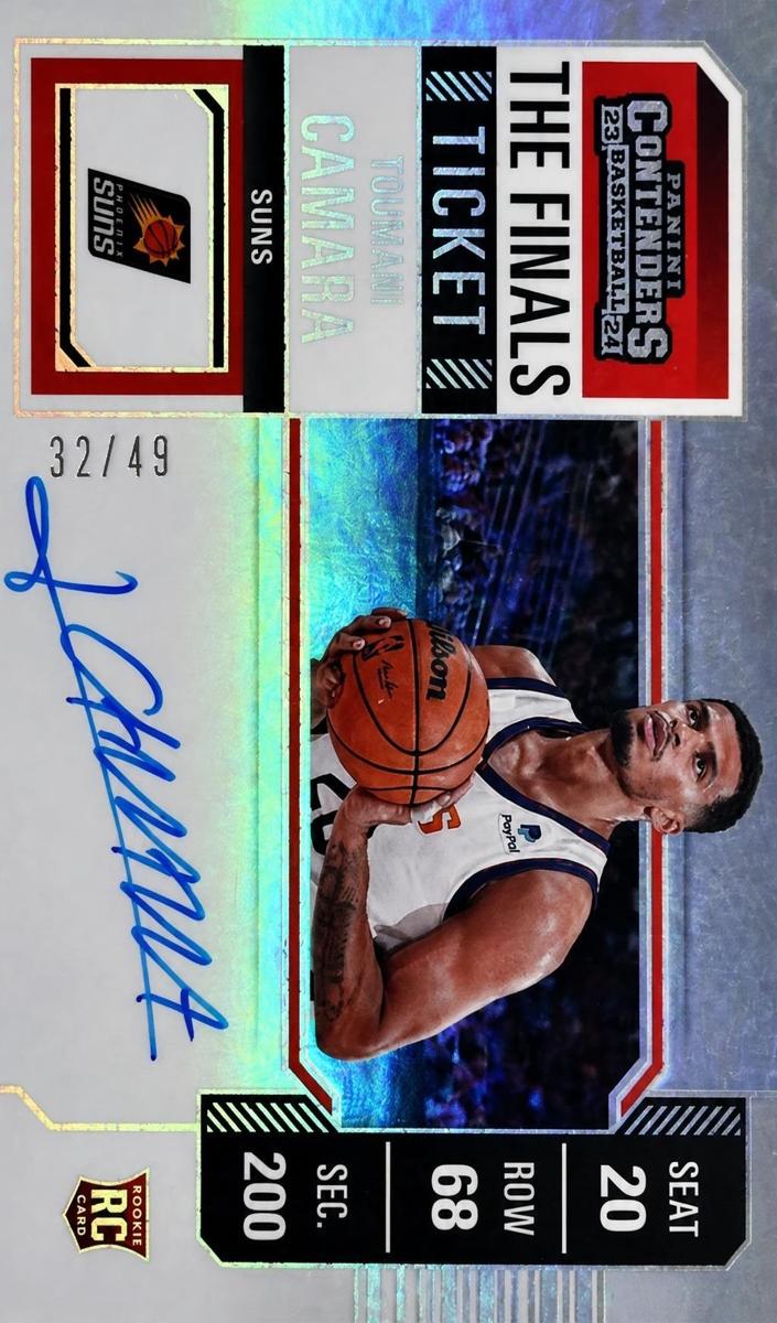 2023 Panini Contenders Basketball The Finals Ticket Toumani Camara #129