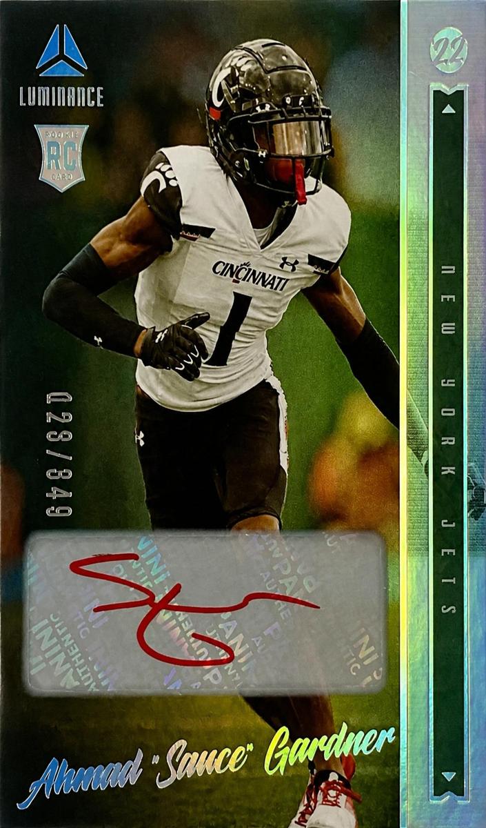 2022 Panini Luminance Football Ahmad "Sauce" Gardner #141 PSA 10