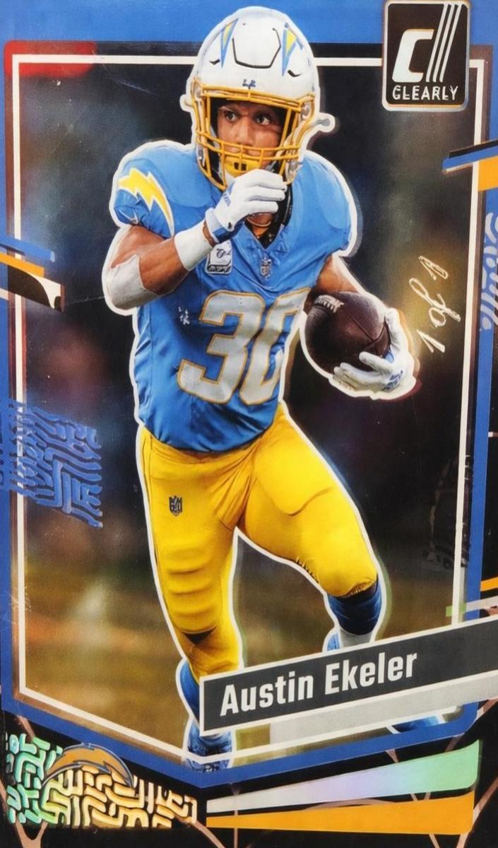 2023 Panini Clearly Donruss Football Austin Ekeler #28
