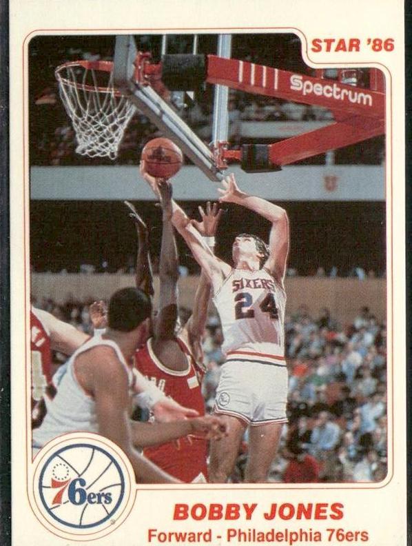 1985 Star Basketball Bobby Jones #5 BGS 9