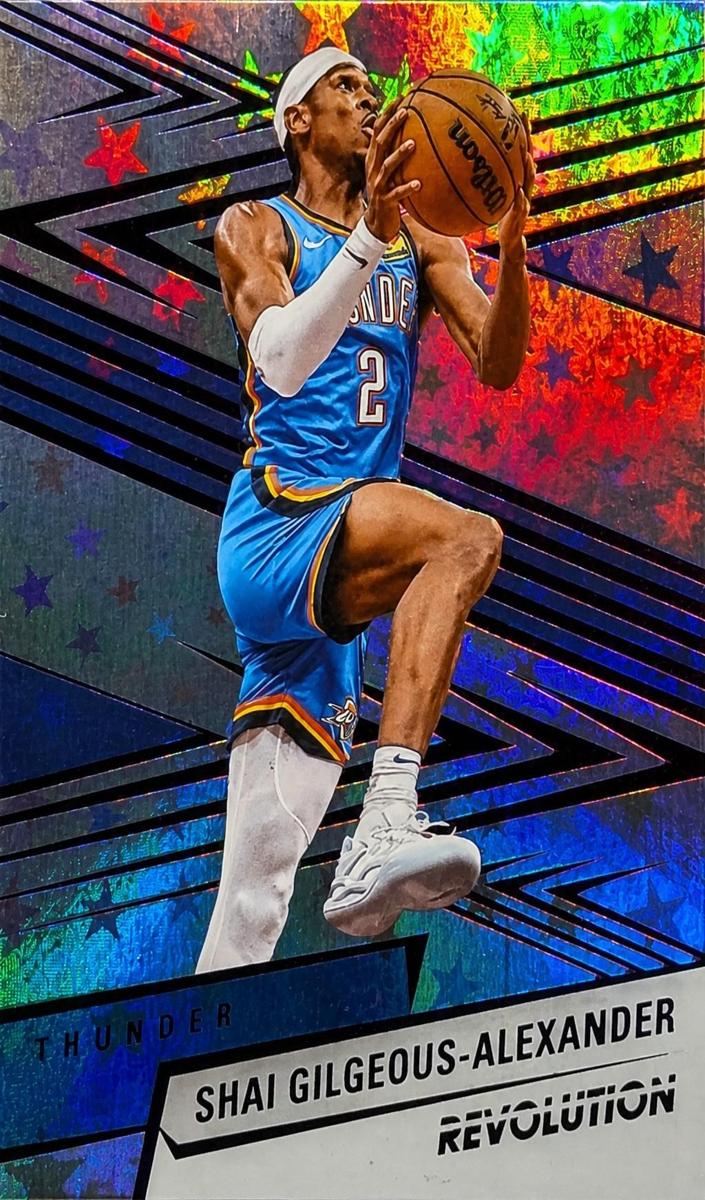 2024 Panini Revolution Basketball Purple Astro Shai Gilgeous-Alexander #8