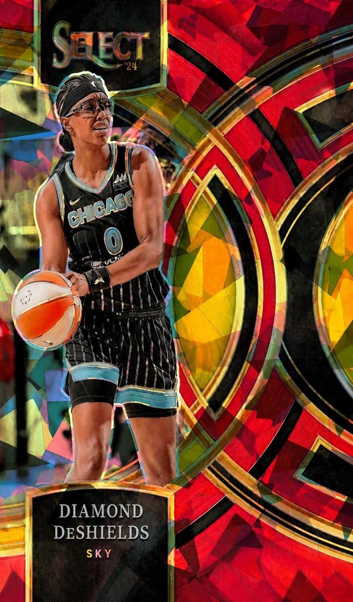 2024 Panini Select WNBA Basketball Red Ice Diamond DeShields #112