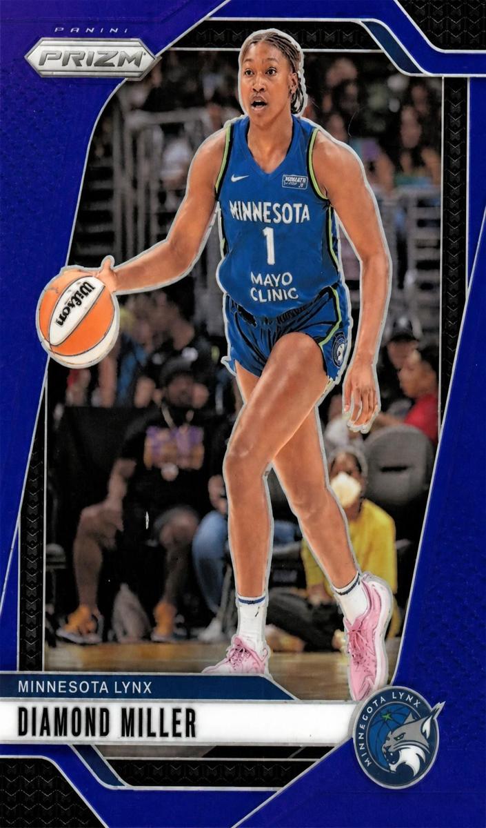 2024 Panini Prizm WNBA Basketball Blue Diamond Miller #63