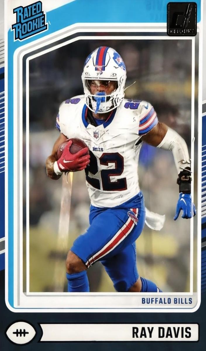 2024 Panini Clearly Donruss Football Black Ray Davis #88