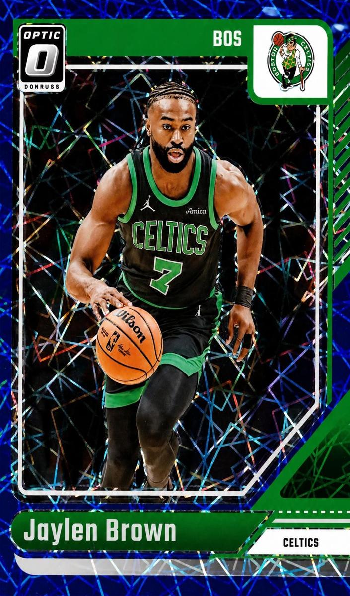2024 Donruss Optic Basketball Blue Velocity Jaylen Brown #206