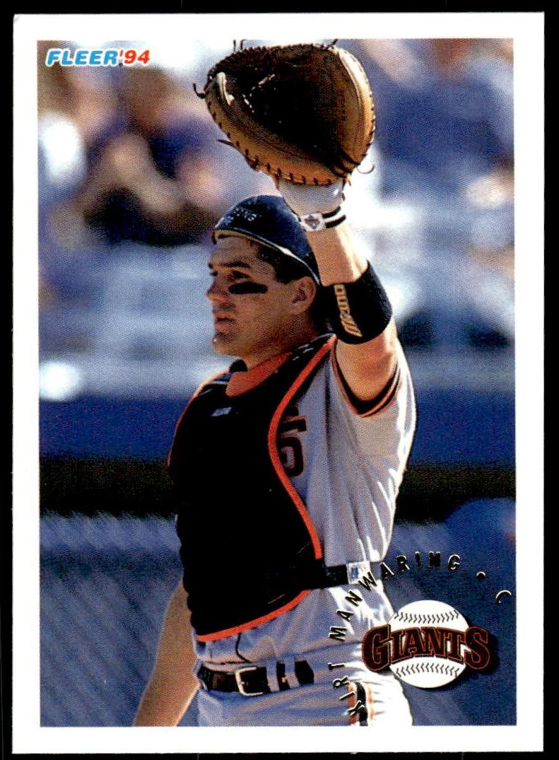 1994 Fleer Baseball Kirt Manwaring #694