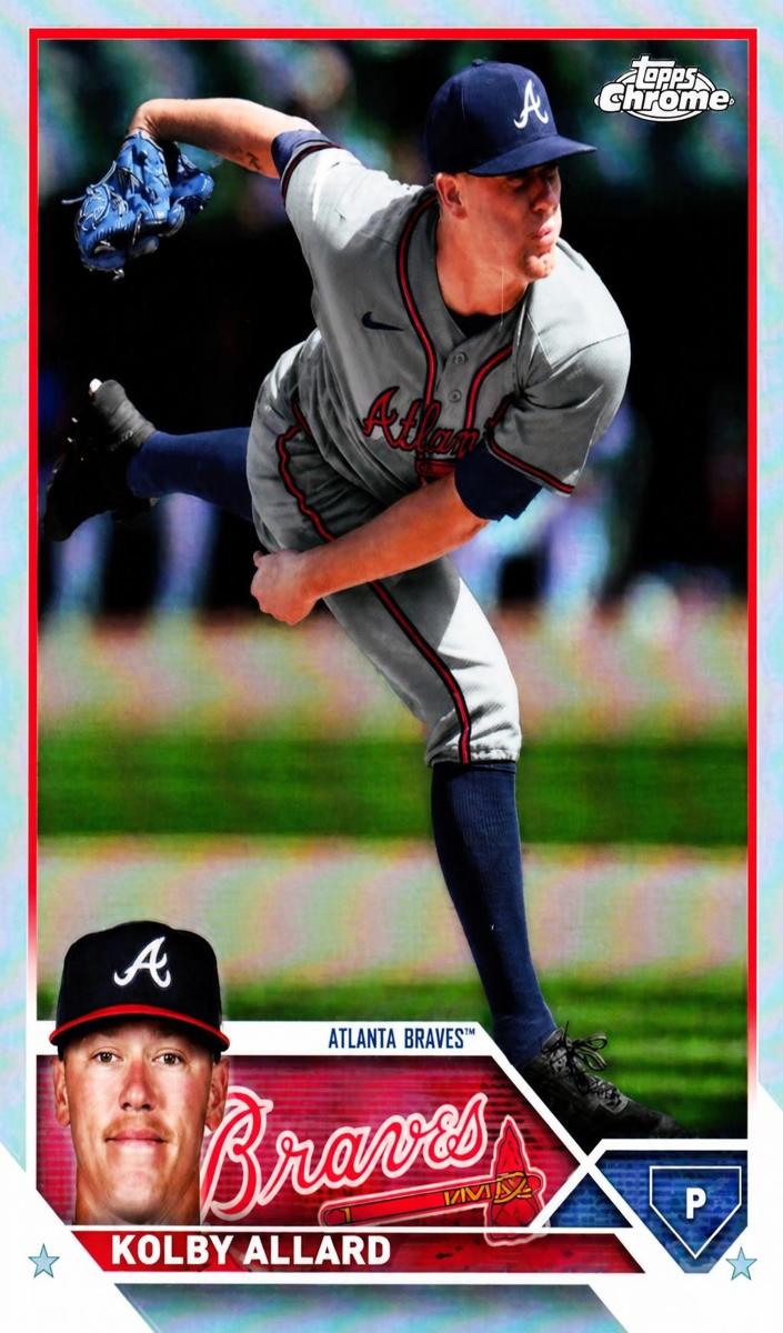 2023 Topps Chrome Update Baseball Pink Kolby Allard #USC158
