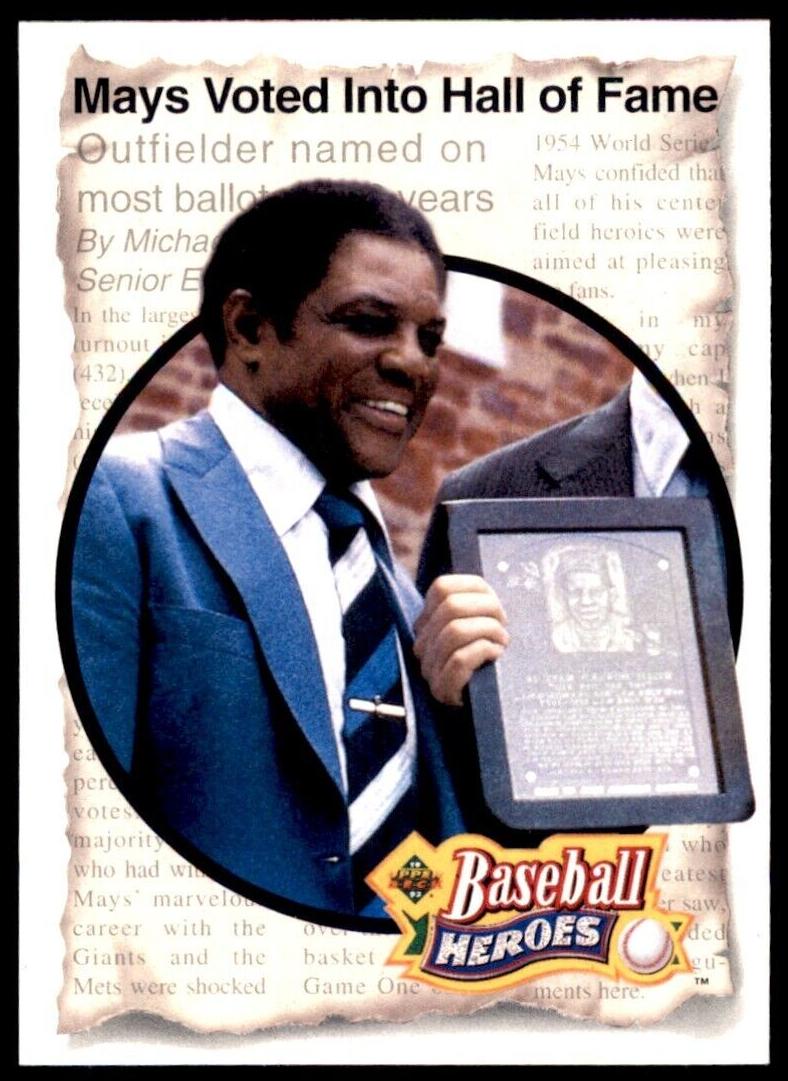 1993 Upper Deck Baseball Willie Mays #53 PSA 10