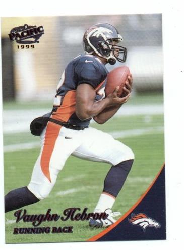 1999 Pacific Football Vaughn Hebron #125