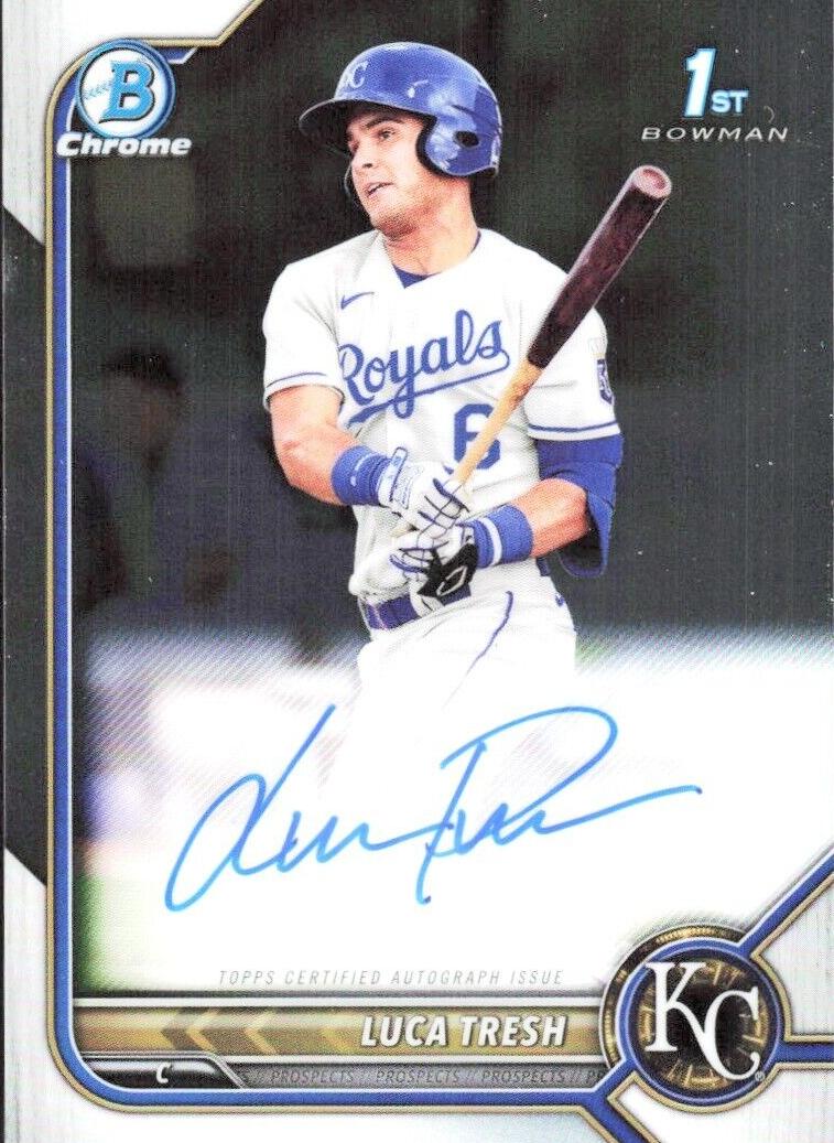2022 Bowman Chrome Prospects Baseball Luca Tresh #CPA-LTS
