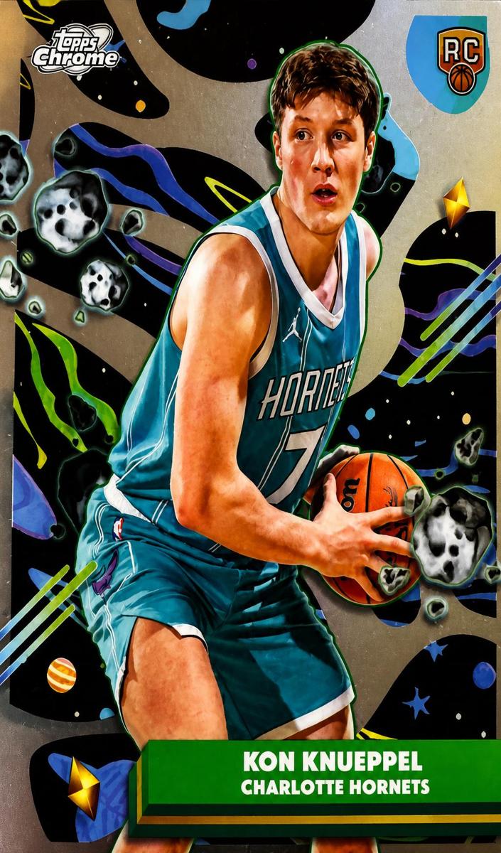 2025 Topps Cosmic Chrome Basketball Kon Knueppel #197 CGC AUTH