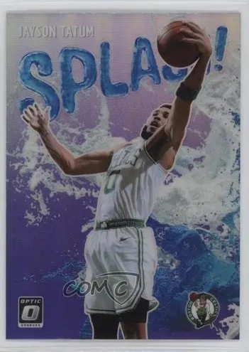 2021 Donruss Optic Basketball Purple Jayson Tatum #12 PSA 9
