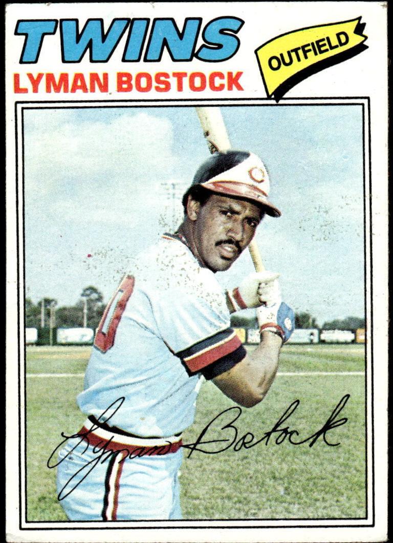 1977 Topps Baseball Lyman Bostock #531