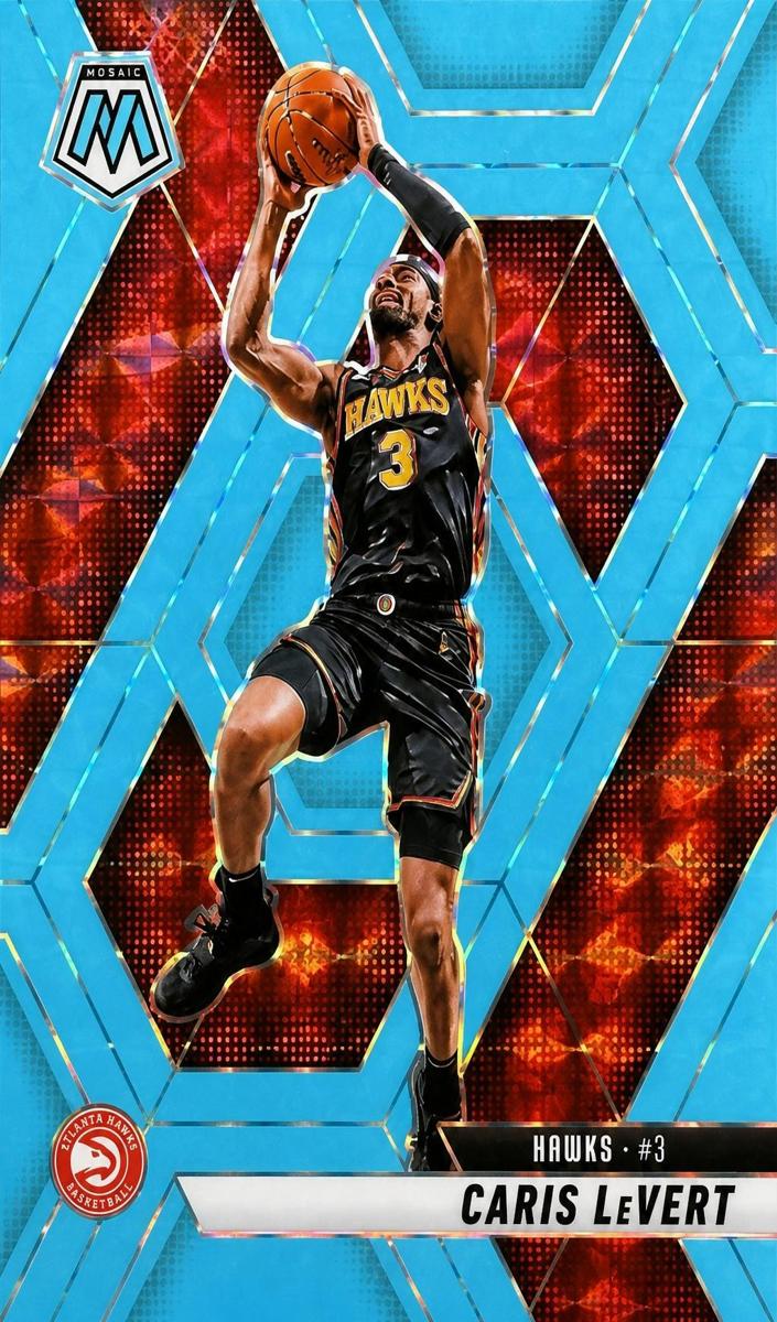 2024 Panini Mosaic Basketball Blue Fluorescent Caris LeVert #103