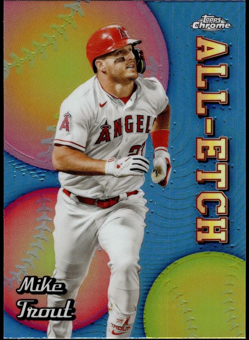 2024 Topps Chrome Baseball Mike Trout #CAE-2 PSA 9