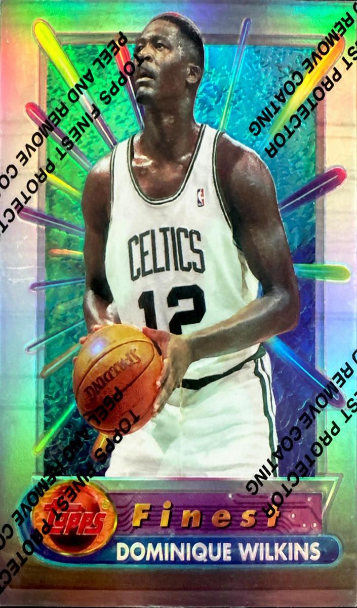 1994 Topps Finest Basketball Refractor Dominique Wilkins #175