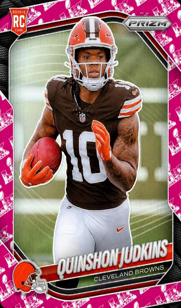 2025 Panini Prizm Football Super Bowl LX Quinshon Judkins #313 PSA 9