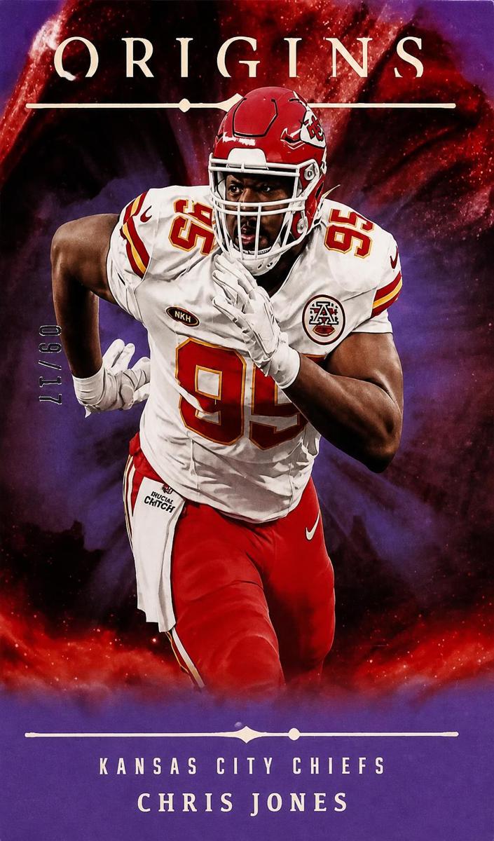 2024 Panini Origins Football Purple Chris Jones #96