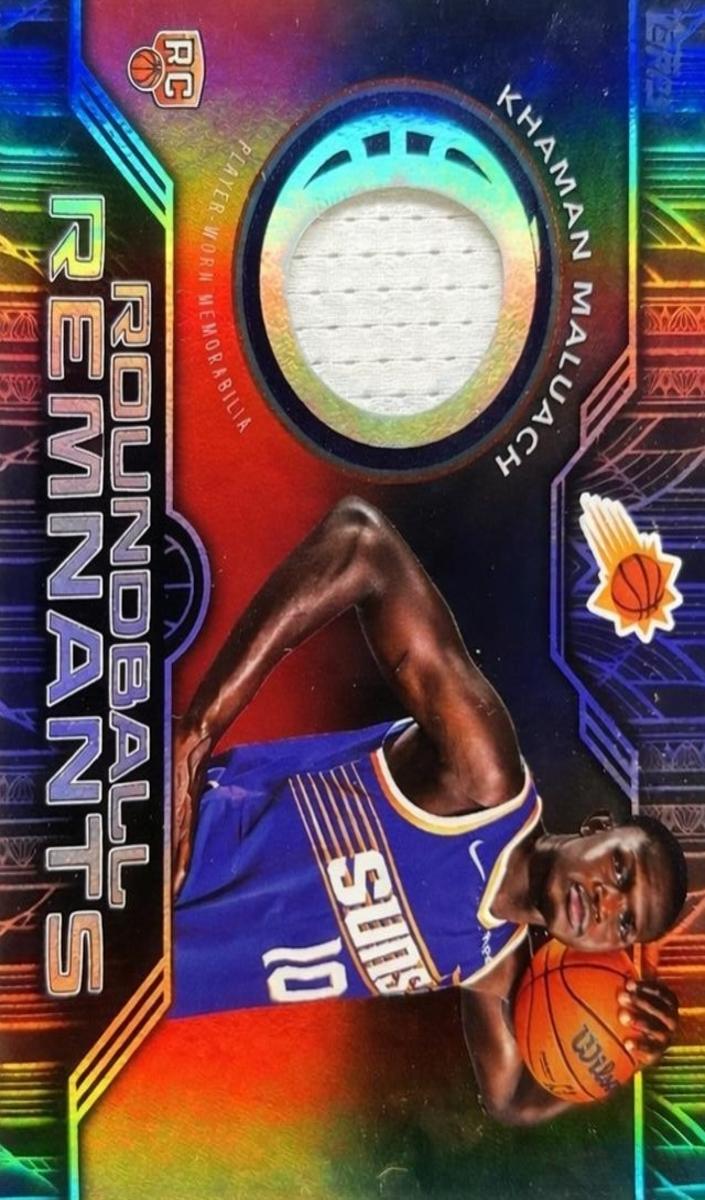 2025 Topps Basketball Rainbow Foilboard Khaman Maluach #RRR-KM PSA 8