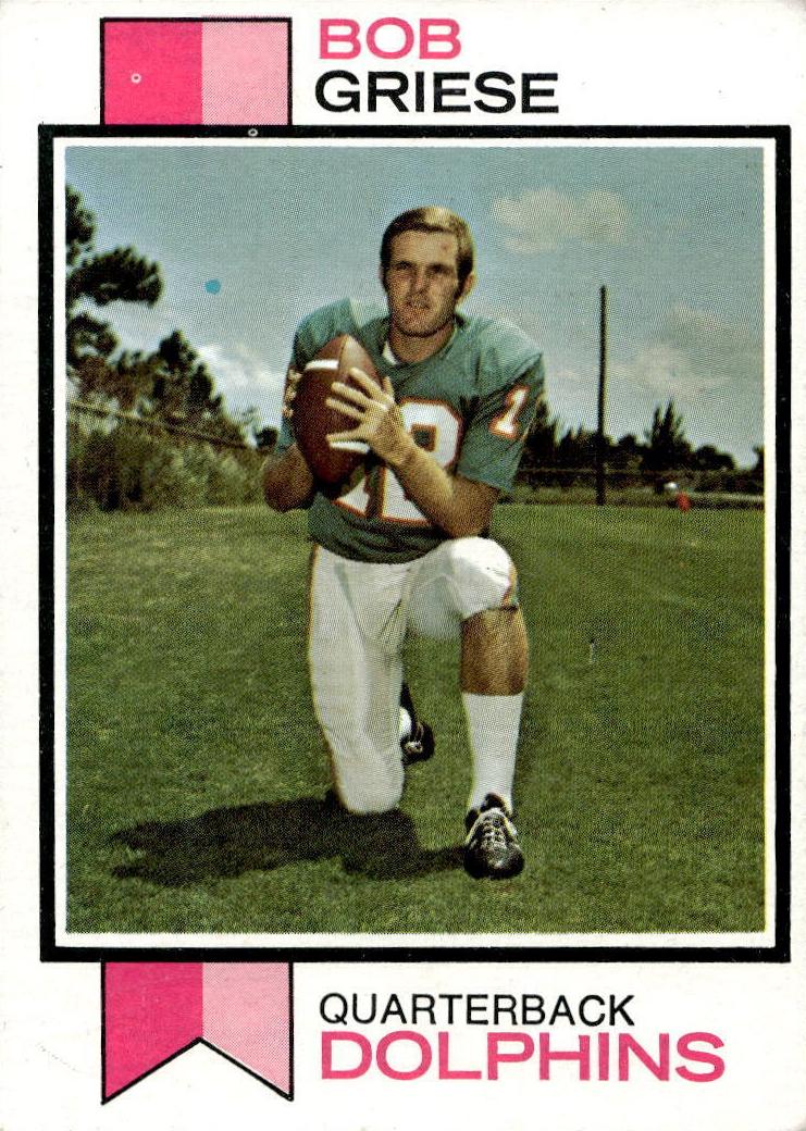 1973 Topps Football Bob Griese #295 PSA 10