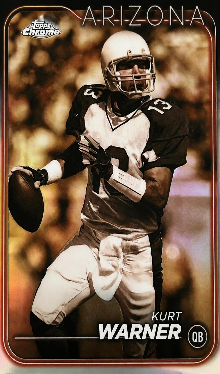 2024 Topps Chrome Football Sepia Refractor Kurt Warner #1
