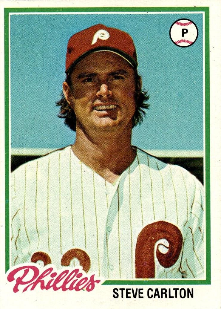 1978 Topps Baseball Steve Carlton #540