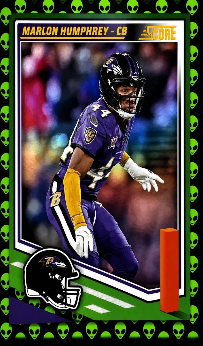2025 Panini Score Football Extraterrestrial Marlon Humphrey #145