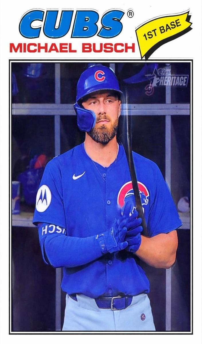 2026 Topps Heritage Baseball Michael Busch #305